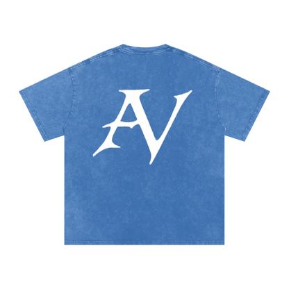 avex Snow Washed Oversized Cotton T-Shirt