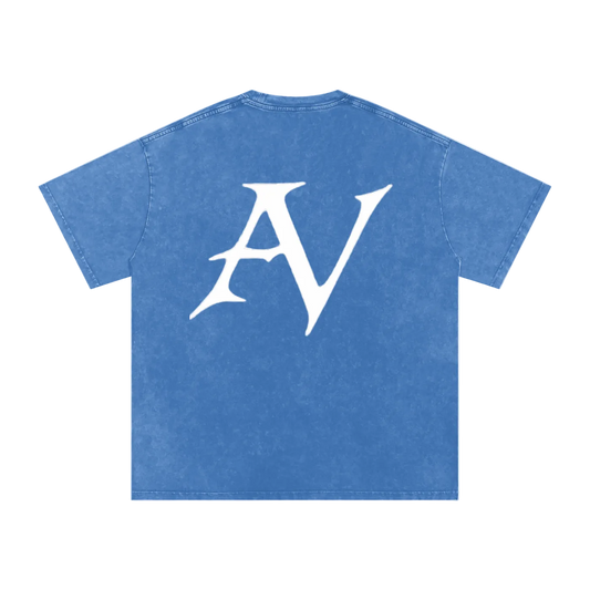 avex Snow Washed Oversized Cotton T-Shirt