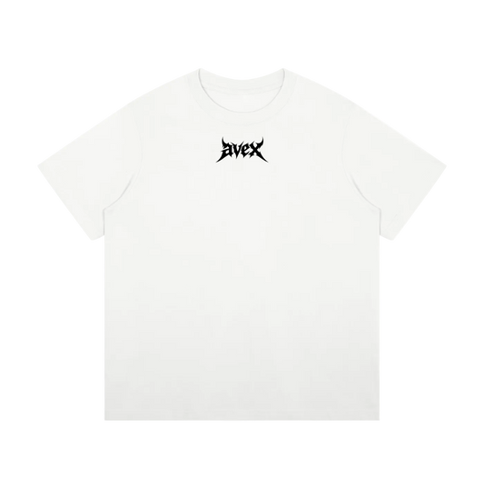 heavyweight avex tee shirt -white