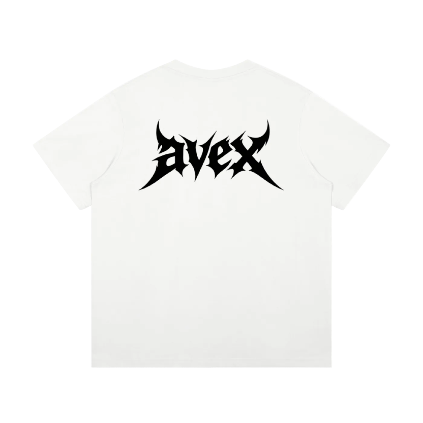 heavyweight avex tee shirt -white