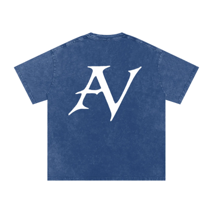 avex Snow Washed Oversized Cotton T-Shirt