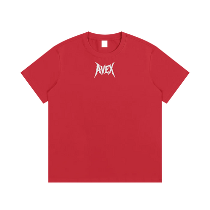 avex studios blue/red t-shirt