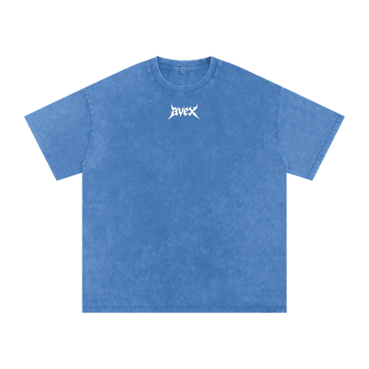 avex Snow Washed Oversized Cotton T-Shirt
