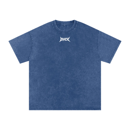 avex Snow Washed Oversized Cotton T-Shirt