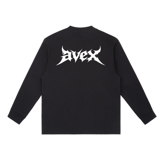 avex black Long-Sleeve T-Shirt