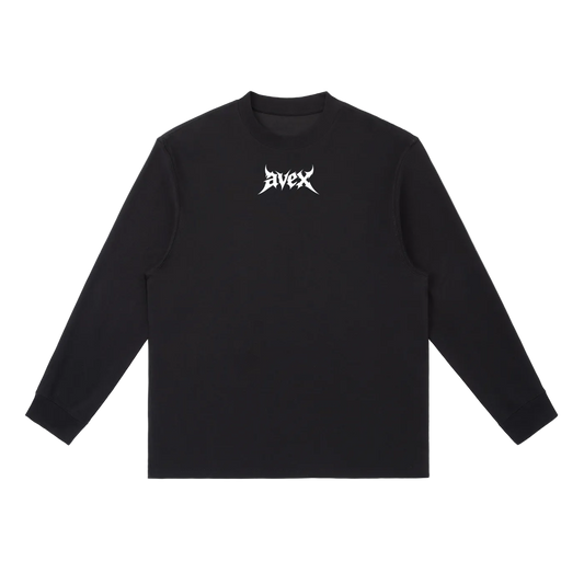 avex black Long-Sleeve T-Shirt