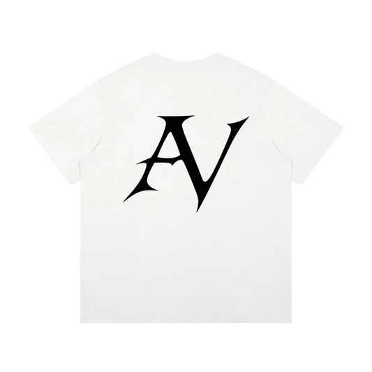 heavyweight AV tee shirt -white