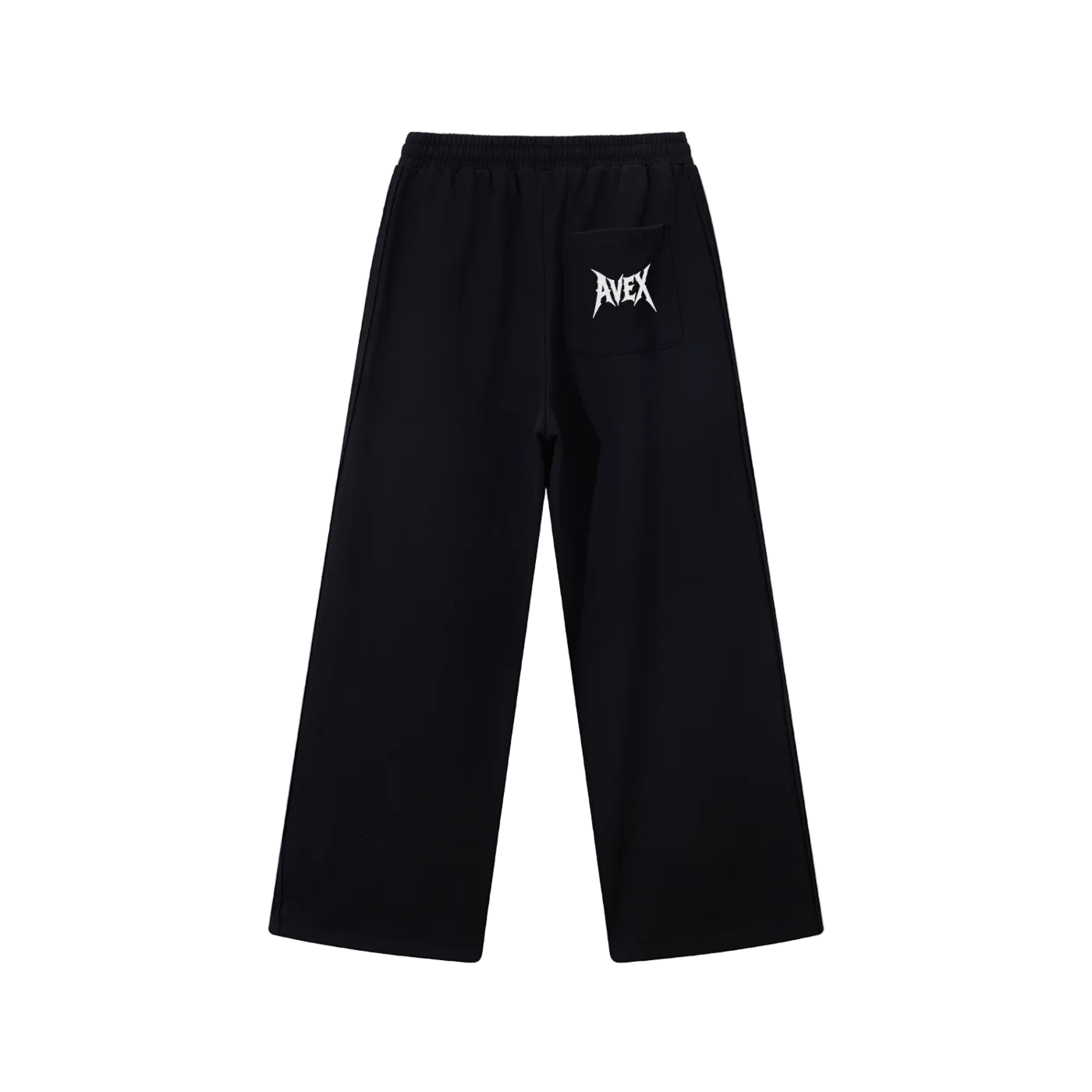 avex wide leg sweatpants grey/black