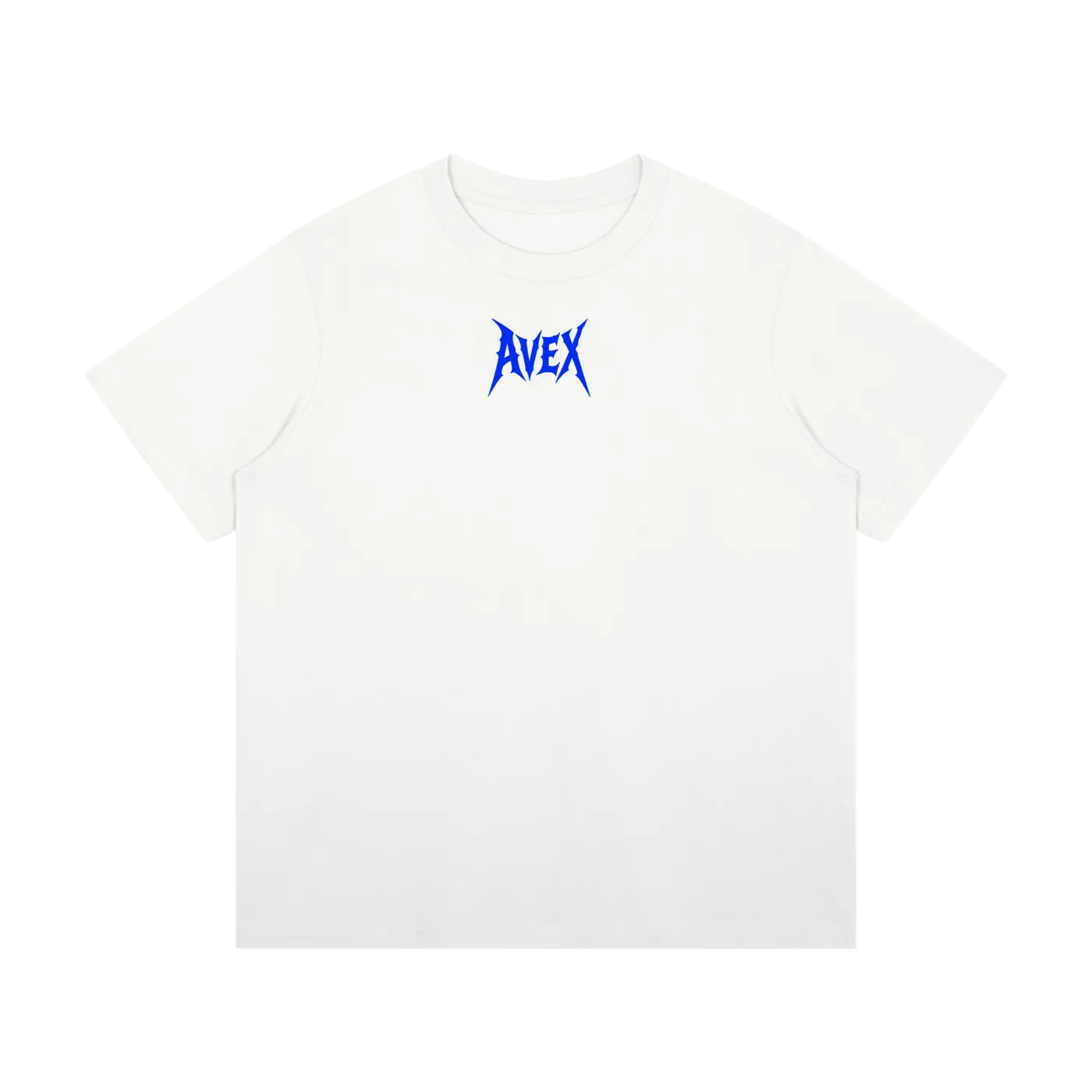 Heavyweight v2 blue lettering black/white