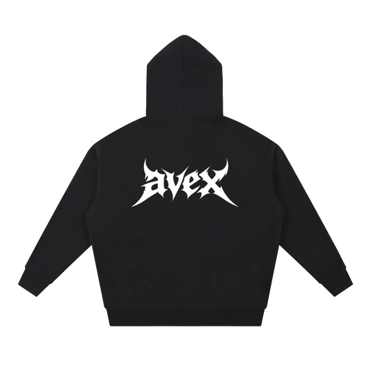 avex Heavyweight Hoodie - black